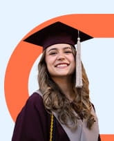 smiling grad.
