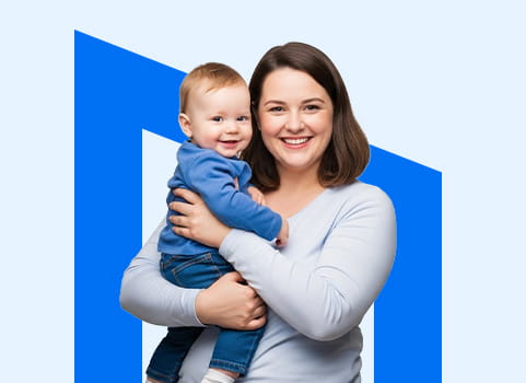 mother and child.