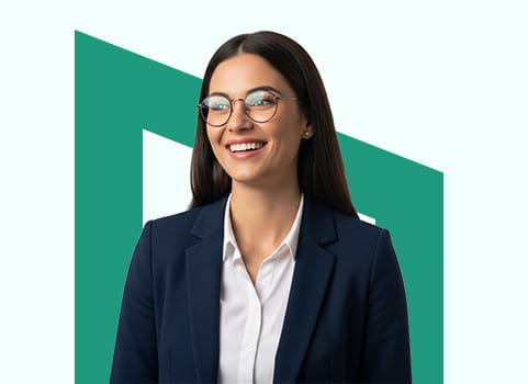 woman in glasses.
