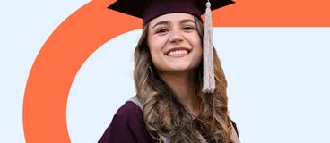 smiling grad.