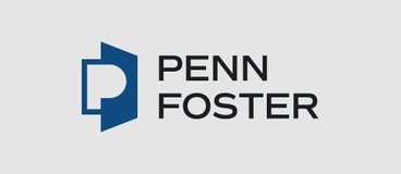 A P and an F designed to look like an open book and resemble a graduation cap