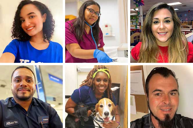 montage of Penn Foster students.